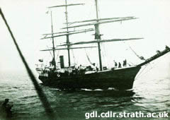 El buque Scotia capitaneado por William Bruce