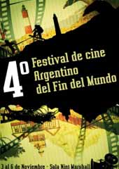 Poster promocional del Festival de cine Argentino del Fin del Mundo