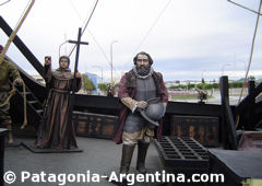 Replica of the Nao Victoria - First voyages of exploration of Patagonia
