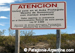 Zona Protegida Meseta de Somuncurá. 
