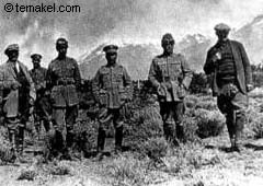 Part of the troops of Varela who executed hundreds of workers at the Estancia La Anita