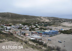 Pueblo de Puerto Pir&aacute;mides