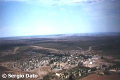 Vista panorámica actual de Sierra Grande
