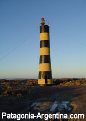Lighthouse in Punta Ninfas
