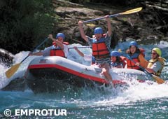 Rafting por el Río Manso