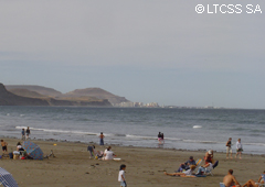 Rada Tilly beach town