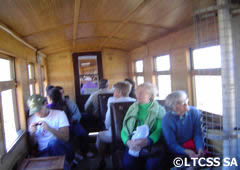 Interior of the wagons