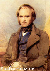 A portrait of Charles Darwin, before he became famous as the founder of a revolutionary scientific theory 