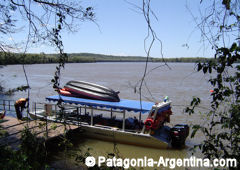 Navegación durante la excursión Pozo Negro - Iguazú