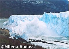 Perito Moreno Glacier fracture