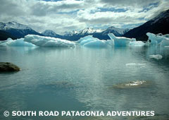 Navegando hacia el Glaciar Perito Moreno