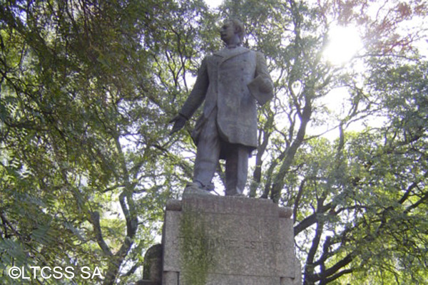 Statue of José Manuel Estrada, one of the historic icon of the education in Argentina