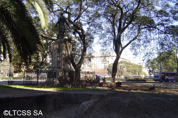 Statue of José Manuel Estrada, one of the historic icon of the education in Argentina