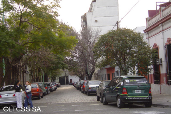 Little street in Palermo