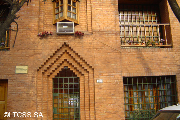 En la casa de Palermo Borges vivió entre los 2 y los 15 años, antes de partir con su familia a Europa