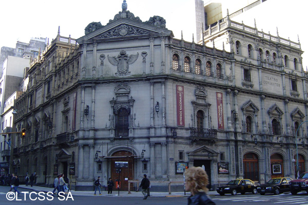 The Cervantes Theatre represents the spirit of the Hispanic culture in Argentina