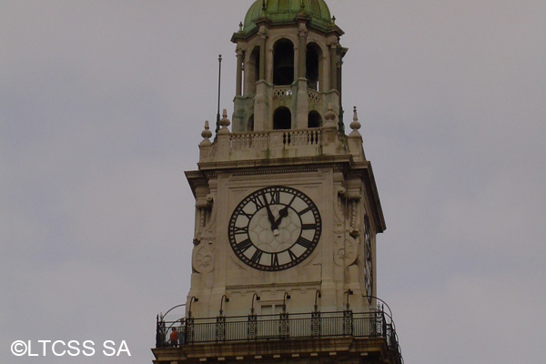 Monumental Tower (former Tower of the English) located in the Plaza Armada Argentina, between Plaza San Martín and Retiro railway station.