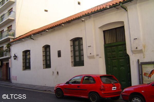 Exterior de la construcción donde vivía Liniers