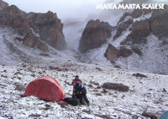 Campamento en la Base Penitentes - Mendoza