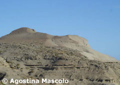 Monte León - Perfil rocoso que le da nombre al parque