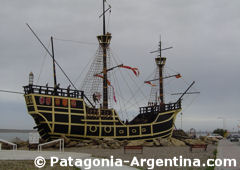 The Victoria, a replica in Puerto San Julian