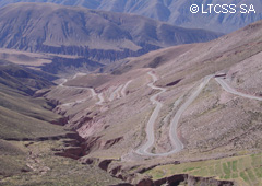 Paisaje espectacular desde las alturas salteñas