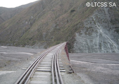 Las vías del Tren de las Nubes