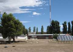 Escuela rural en la Meseta de Somuncurá