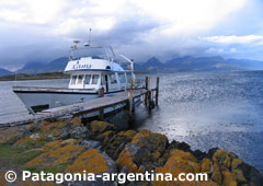 Embarcadero de Isla Lobos en Canal Beagle