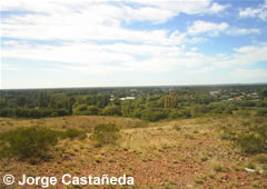 Valcheta Valley on the edge of the Plateau Somuncurá.