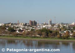 Panoramic view of Viedma