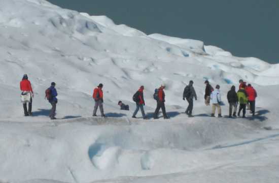 Minitrekking sobre el glaciar