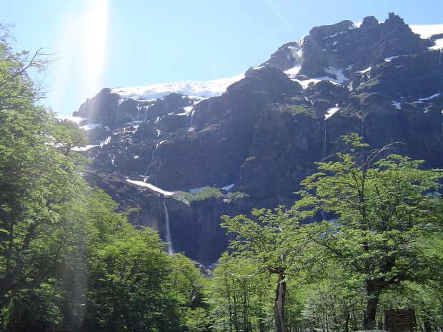 Cerro Tronador and the glaciers
