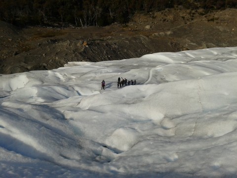 Comenzando la caminata de Minitrekking