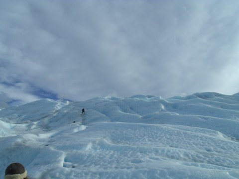 Walking over the Glacier