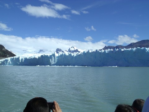 View of south wall of Perito Moreno Glacier - MInitrekking navigation