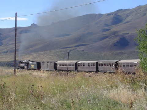 Panorámica del recorrido de La Trochita