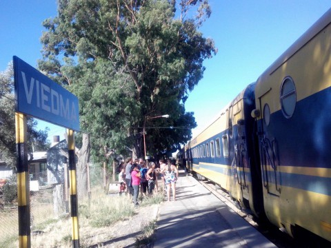 Tren Patagónico en la estación de Viedma