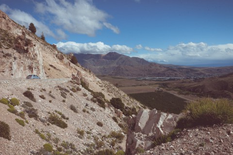 Vista del camino a La Hoya en verano - Foto: Secretaría de Turismo de Esquel