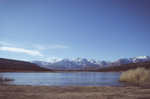 Vista invernal desde Laguna La Zeta - Foto: Secretaría de Turismo de Esquel