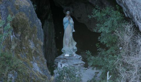 La gruta de la virgen - Foto: villatraful.gov.ar