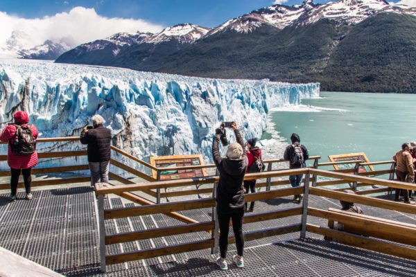 The magnificent Glaciar Perito Moreno, yet another Unesco World Heritage Site to visit in Argentina.