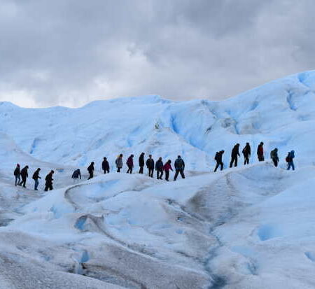Minitrekking sobre el glaciar