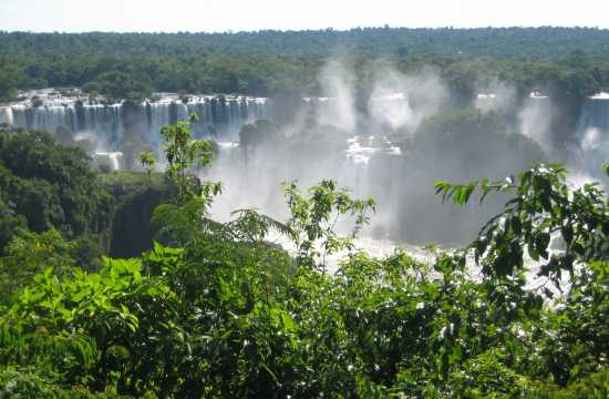 Waterfalls on the Brazilian side